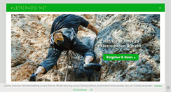 Desktop Screenshot of kletterhose.net